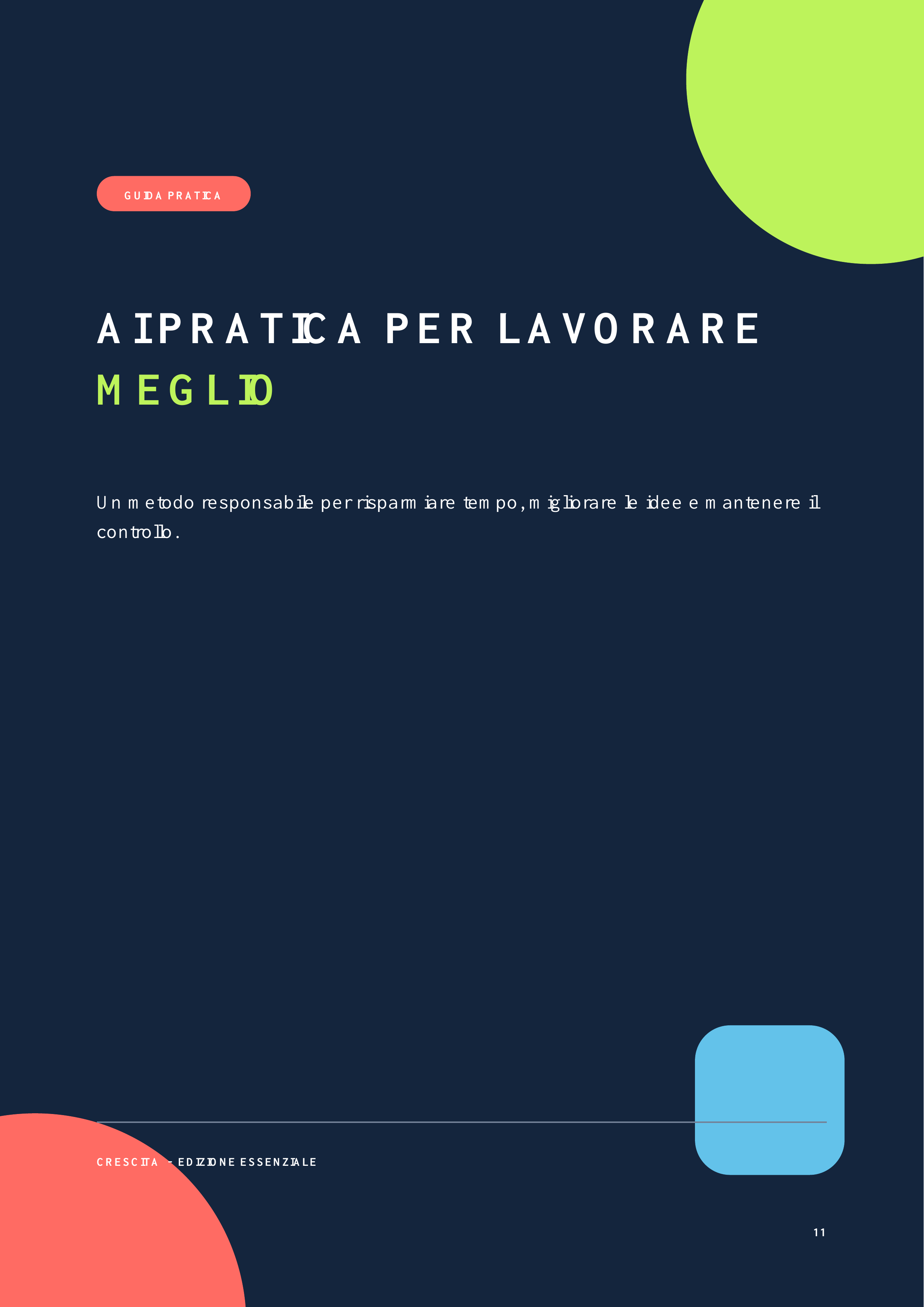 AI pratica per lavorare meglio